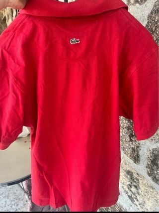 Polo Lacoste Unisex Rojo