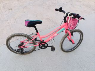 Bicicleta niña 20 rosa. Poco uso. Tiene 2 años.
