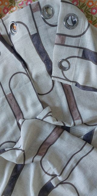 Coppia tende in Lino