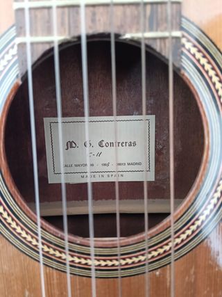 Guitarra Española Clásica años 90 contreras