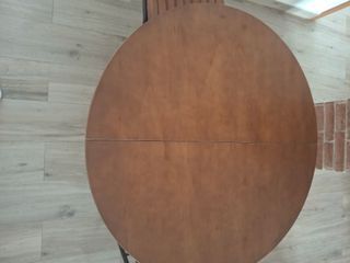 Preciosas 2 sillas de comedor de cuero y metal