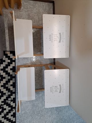  2 Pupitres infantil con diseño DESSINE RÊVE 