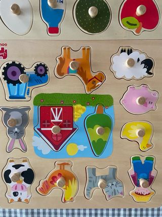 6 Puzzles Infantiles de Madera