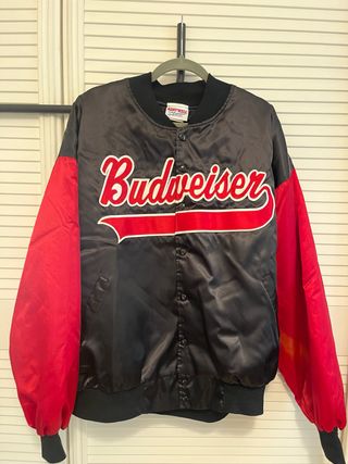 Chaqueta Hartwell Budweiser Negra y Roja
