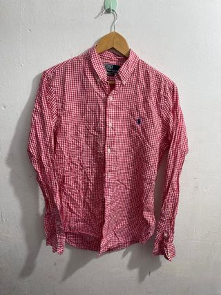 ¡¡OFERTA!! Talla S Camisa Ralph Lauren Roja Cuadro
