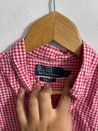 ¡¡OFERTA!! Talla S Camisa Ralph Lauren Roja Cuadro