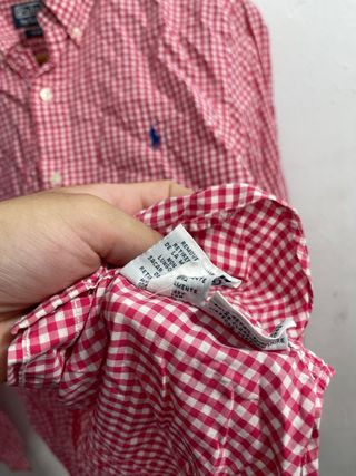 ¡¡OFERTA!! Talla S Camisa Ralph Lauren Roja Cuadro