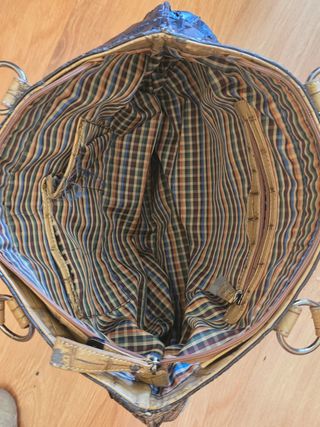 Bolso de mano piel efecto cocodrilo
