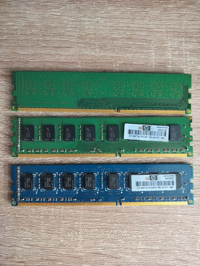 3x Memorias RAM DDR3 2GB 1333MHz