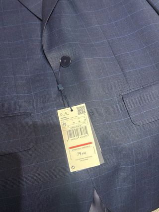 Traje azul de boda sin estrenar