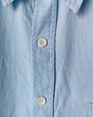 Camisa oversize azul Zara