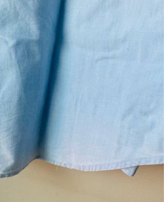 Camisa oversize azul Zara