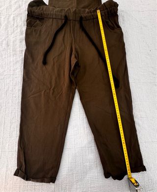 Mono largo caqui con cordón