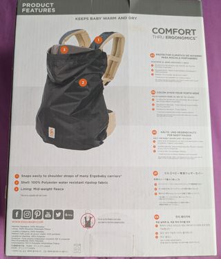 Funda impermeable Ergobaby para mochila portabebés