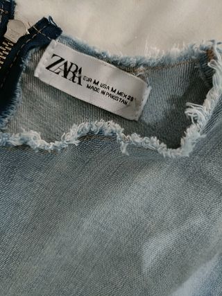 Vestido vaquero Zara Talla M