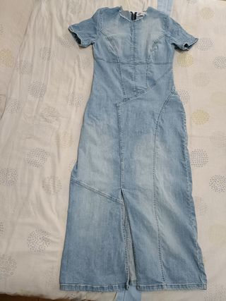Vestido vaquero Zara Talla M