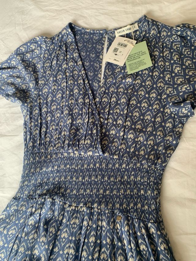 Vestido Green Coast Azul Talla S