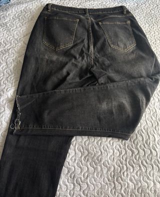 Pantalón vaquero mujer negro