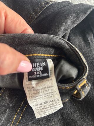 Pantalón vaquero mujer negro