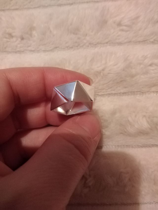 Anillo Geométrico Plata S925