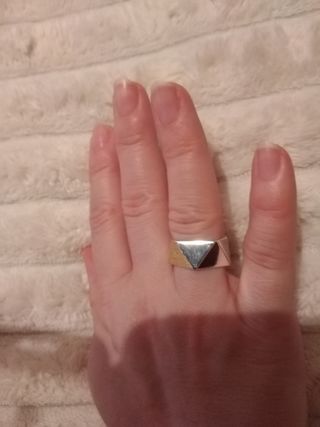 Anillo Geométrico Plata S925