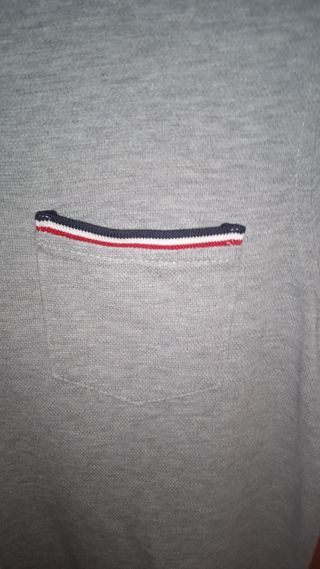 Polo Tommy Hilfiger Gris Talla S