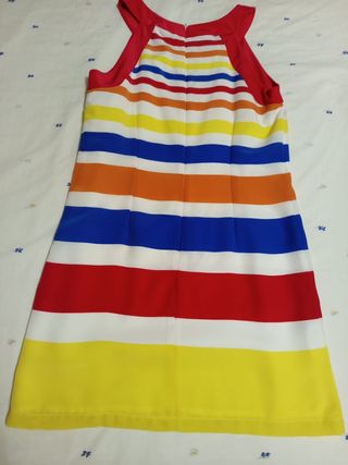 Vestido de verano Blanco multicolor
