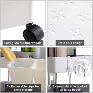 Carrito Almacenamiento 4 Niveles