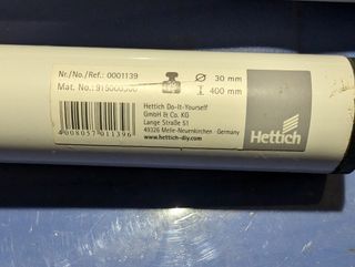 4 Patas Metálicas Hettich Blancas