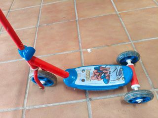 Patinete 3 Ruedas Spiderman