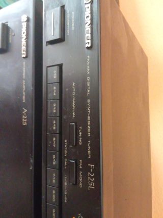Amplificador A225y SintonizadorF225l Pioneer