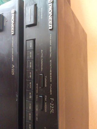 Amplificador A225y SintonizadorF225l Pioneer