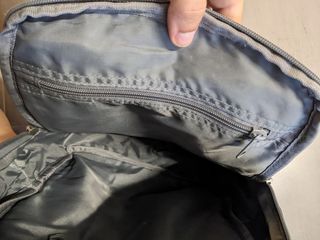 Mochila bolso bolsa marrón y gris nuevo