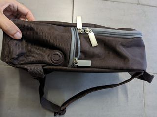 Mochila bolso bolsa marrón y gris nuevo