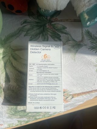 Detector de cámaras ocultas SOKDI