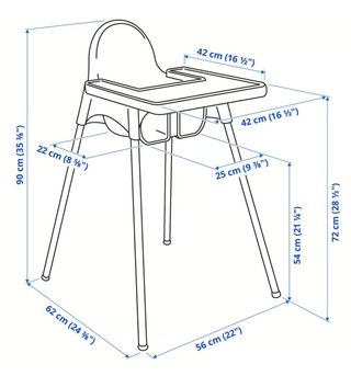 Trona IKEA Blanca