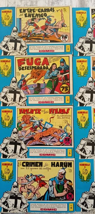 11 Cómics El Guerrero del Antifaz. N° 3-13 (1981)