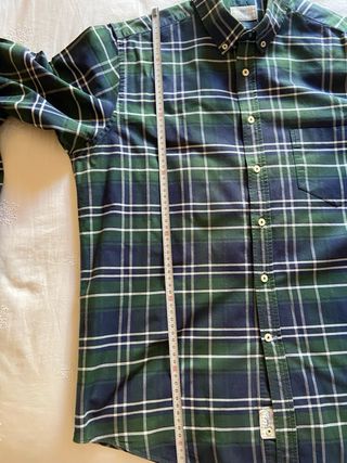 CAMISA DE CUADROS AZUL Y VERDE EASY WEAR