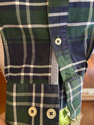 CAMISA DE CUADROS AZUL Y VERDE EASY WEAR