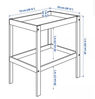 Cambiador bebé Ikea + colchoneta