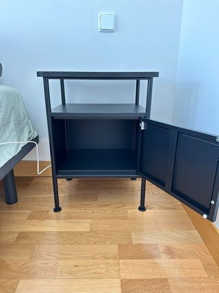 2 mesitas de noche GRÅFJÄLLET antracita