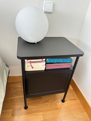 2 mesitas de noche GRÅFJÄLLET antracita