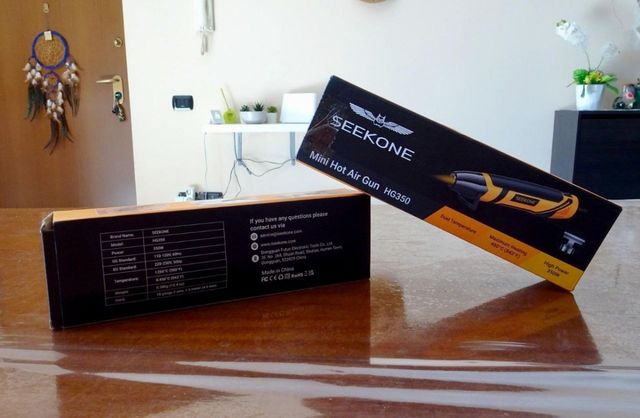 Pistola Aria Calda Mini Seekone HG350