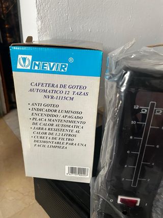 Cafetera Nevir Automática 12 Tazas