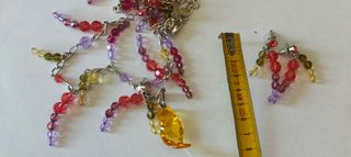 Collar y pendientes Swarovski multicolor