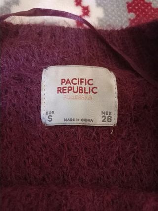 Jersey Pull&Bear Morado Talla S