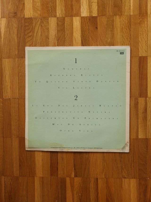 Franco Battiato Nómadas LP