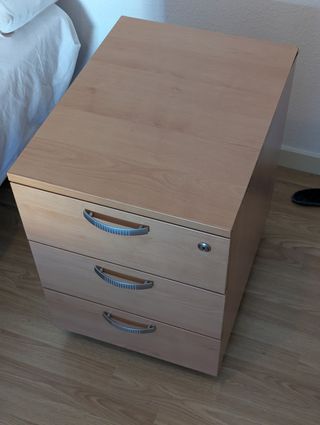 Cajonera de oficina con llave