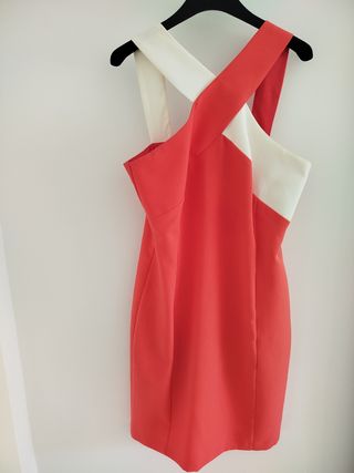 Vestido El Corte Inglés Talla 40 Rojo