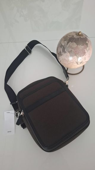 Bolso bandolera MANGO marrón